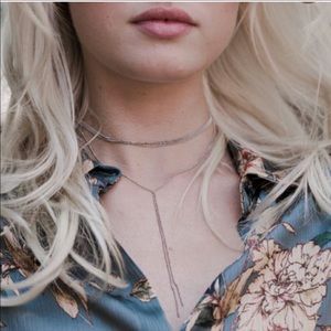 NIB 8 other reasons silver choker lobster clasp